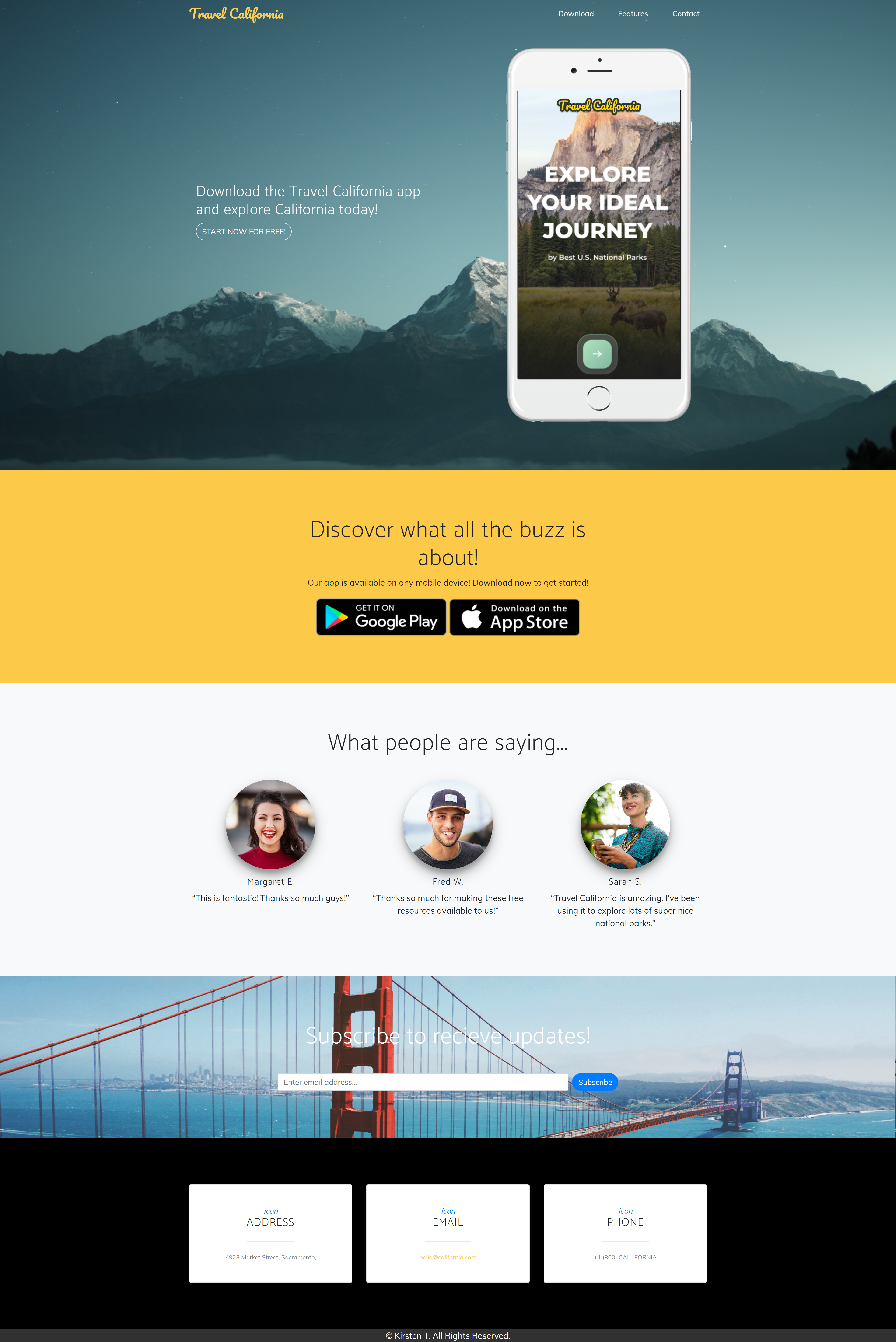 Travel Cali Website